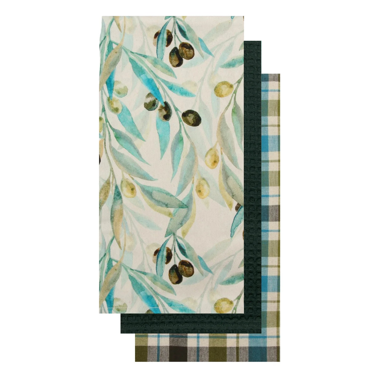 Cotton Print Tea Towel Set of 3