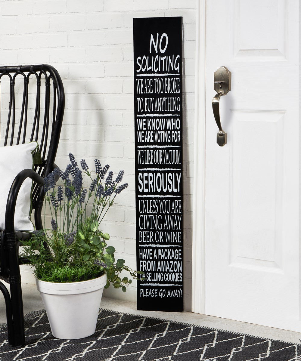 Tall Porch Sign