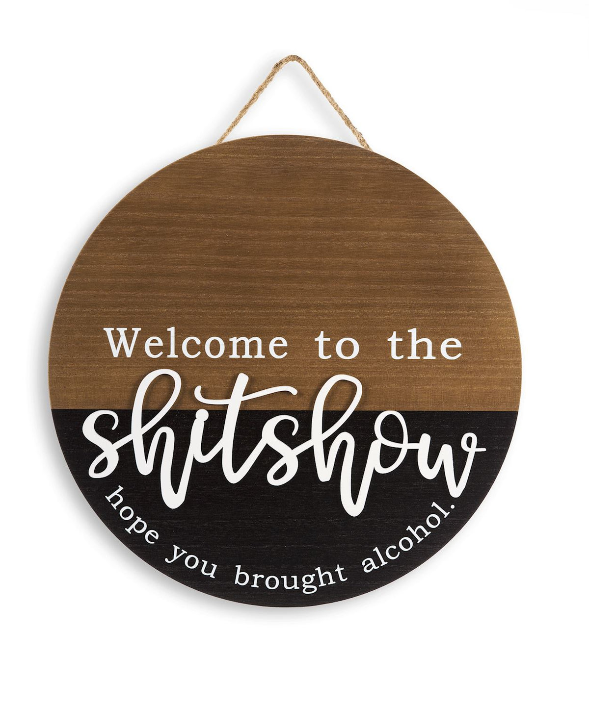 Round Door Sign