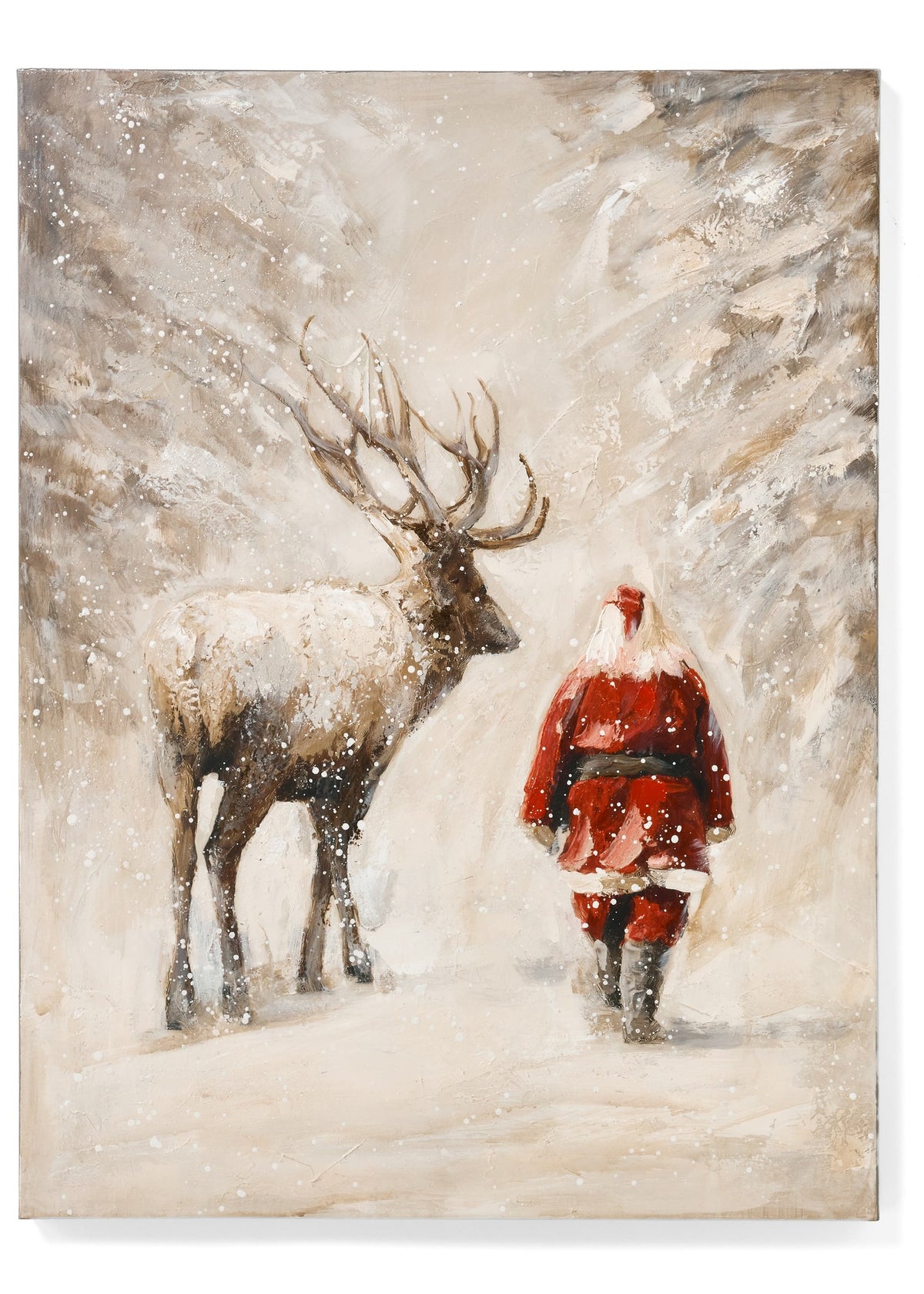 Christmas Santa Theme Canvas Art