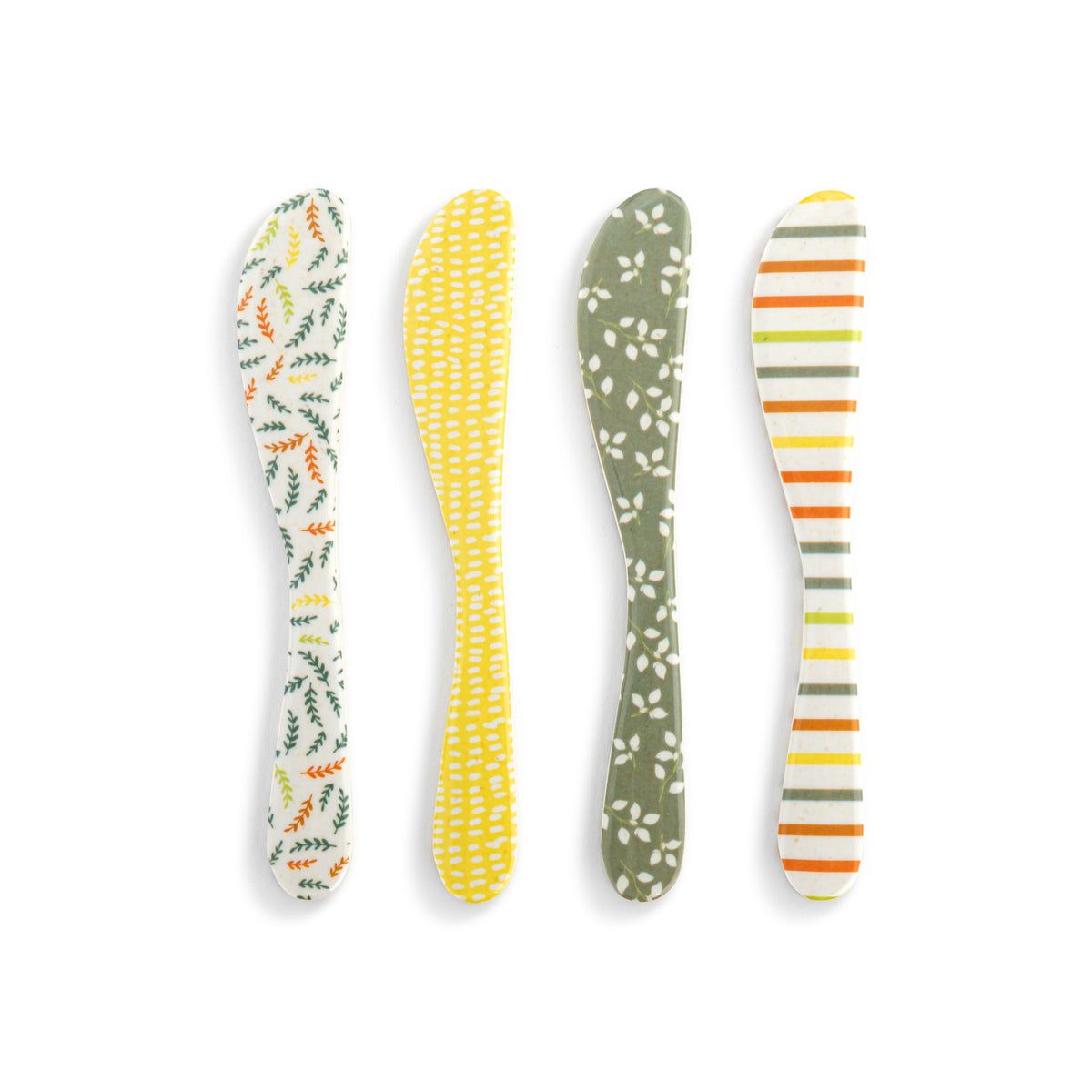 Bamboo Melamine Spreader S/4