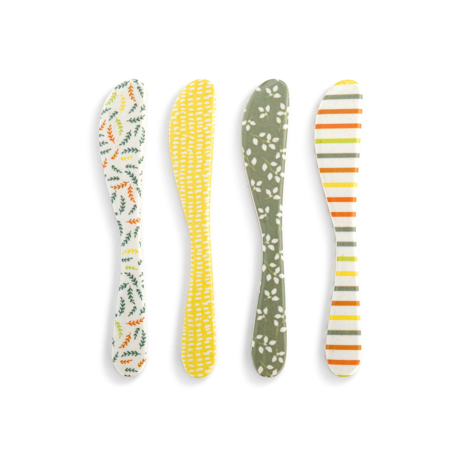 Bamboo Melamine Spreader S/4