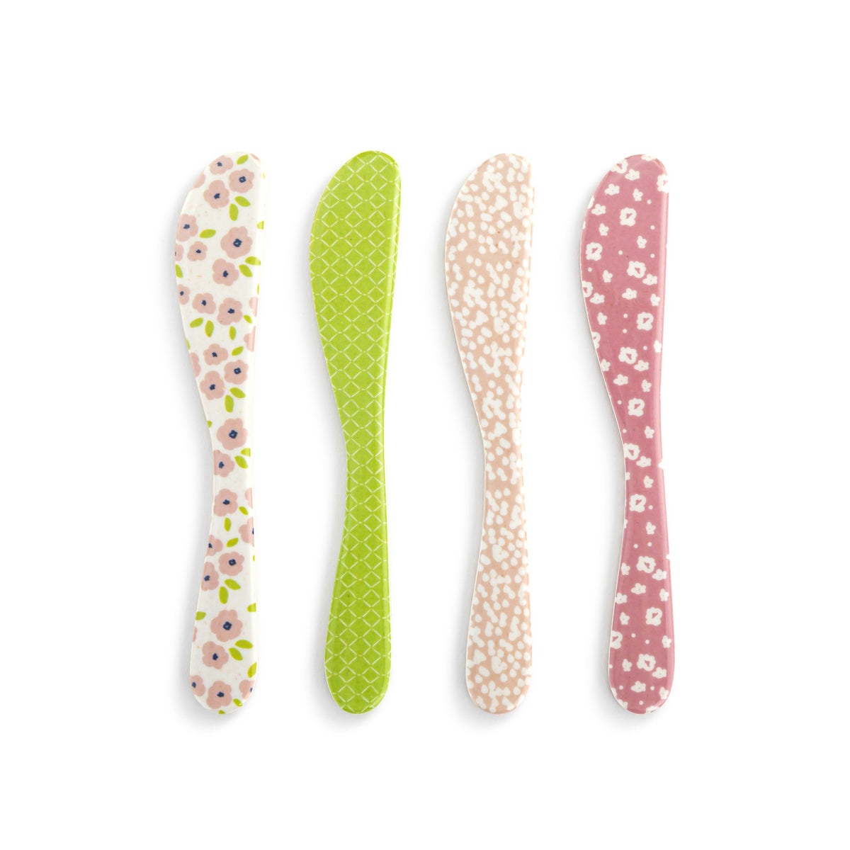 Bamboo Melamine Spreader S/4
