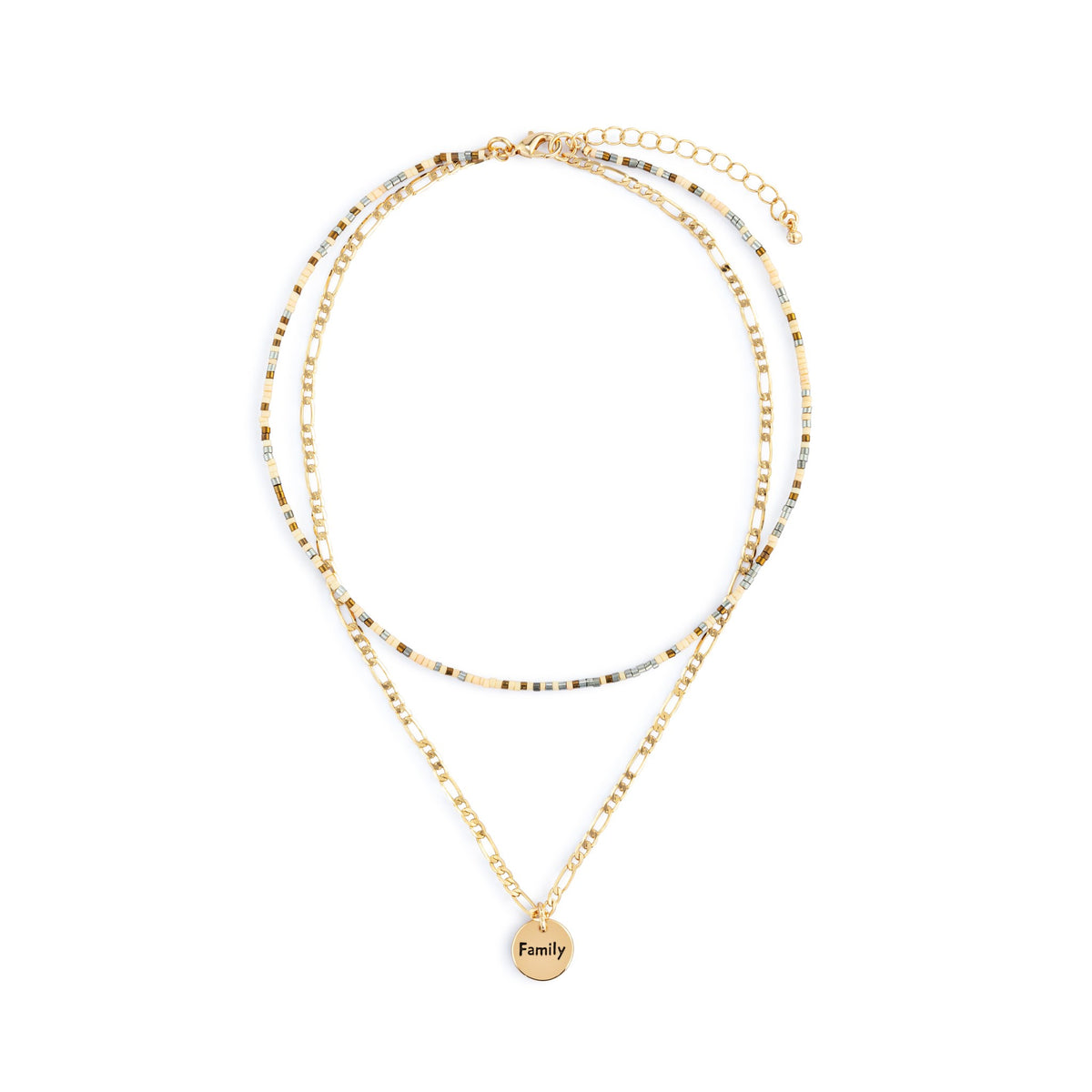 Your Journey Beaded Double Necklace