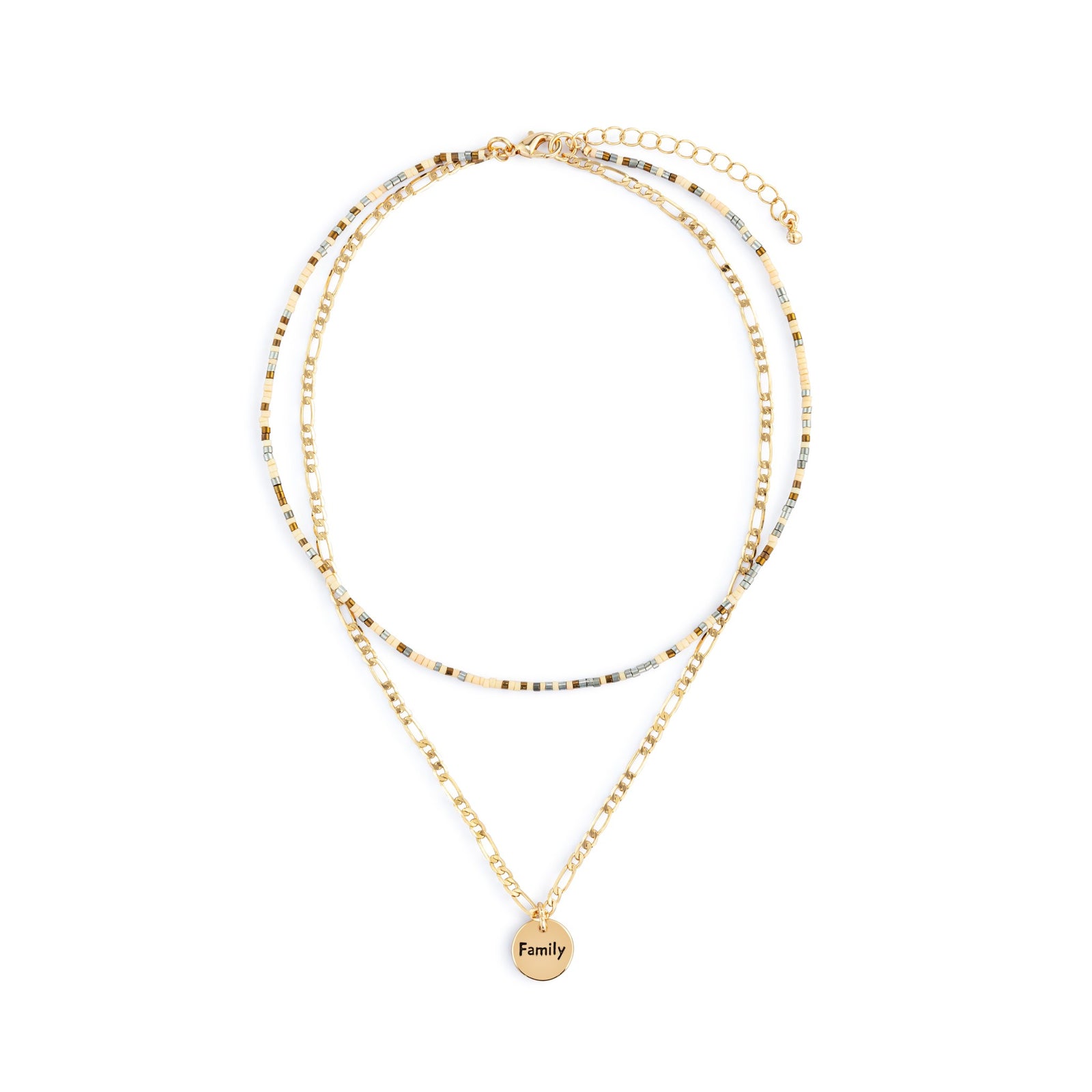 Your Journey Beaded Double Necklace