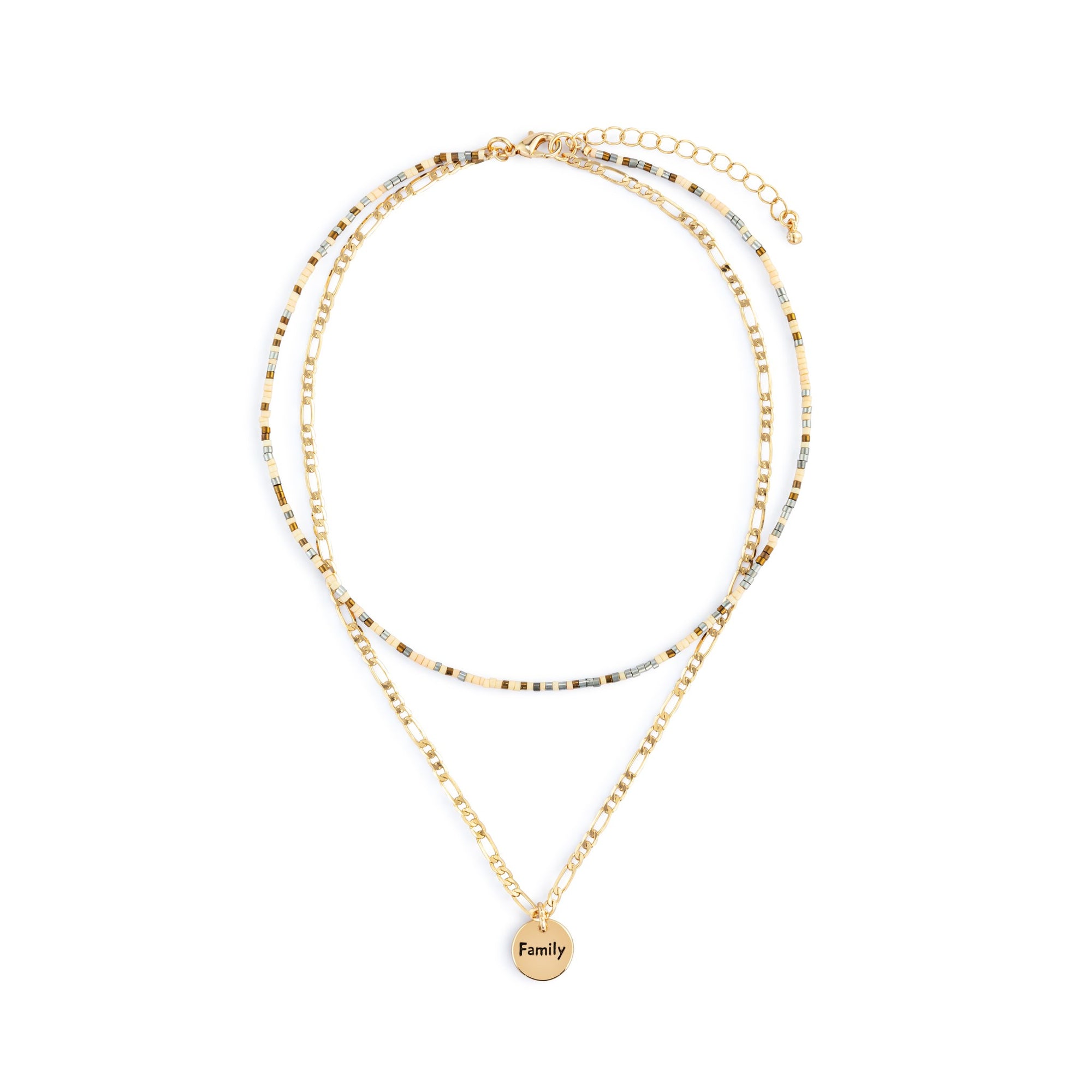 Your Journey Beaded Double Necklace