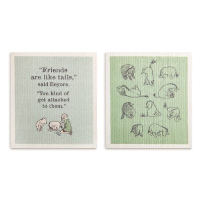Winnie the Pooh Theme Swedish Dishcloth (S2)