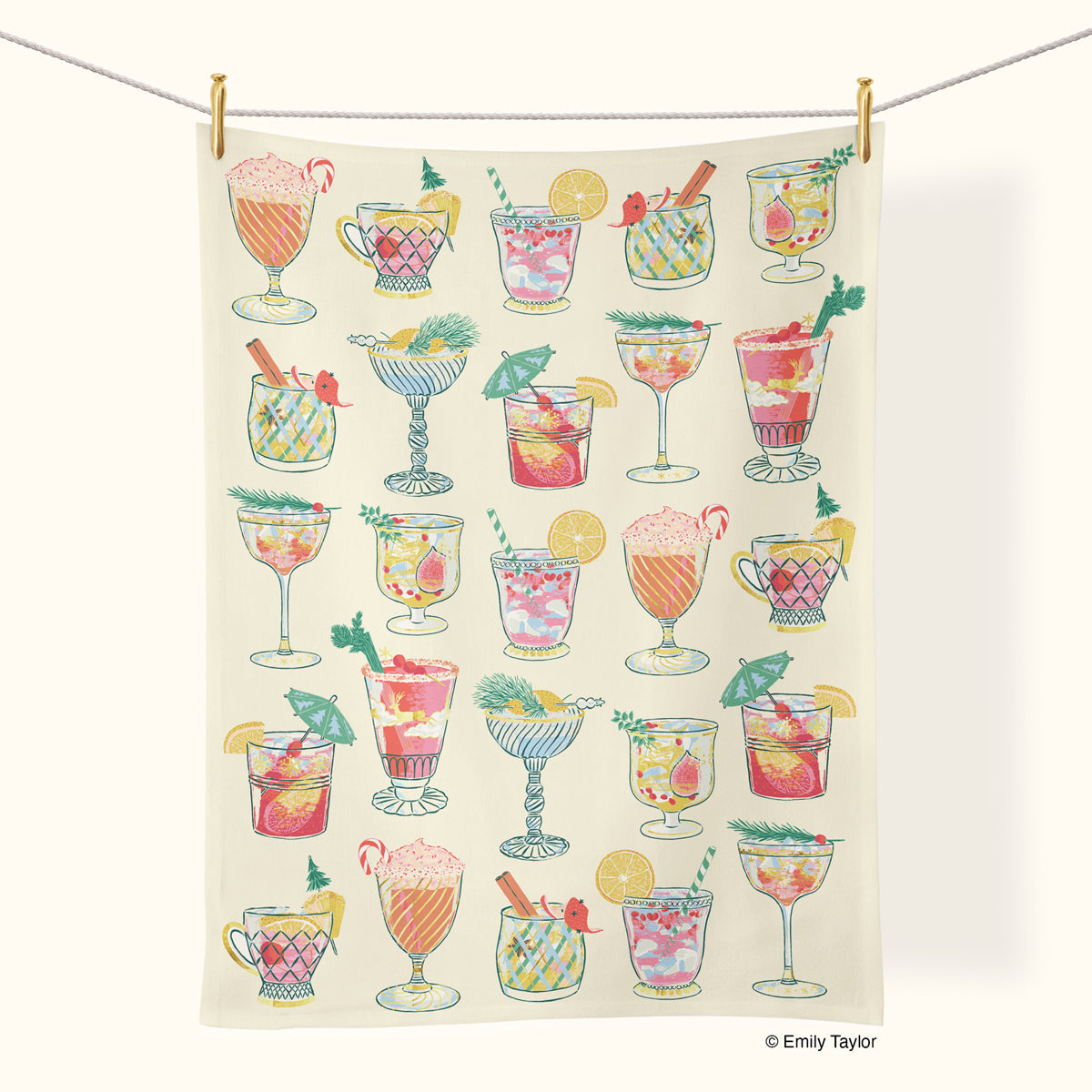 Werkshoppe Holiday Kitchen / Tea Towel