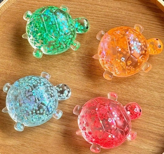 SQUISHY Glitter Turtle