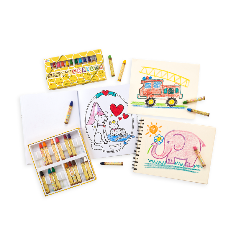 Ooly Brillant Bee Crayons