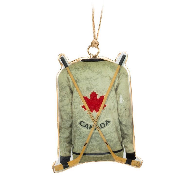 Hockey Metal Ornament