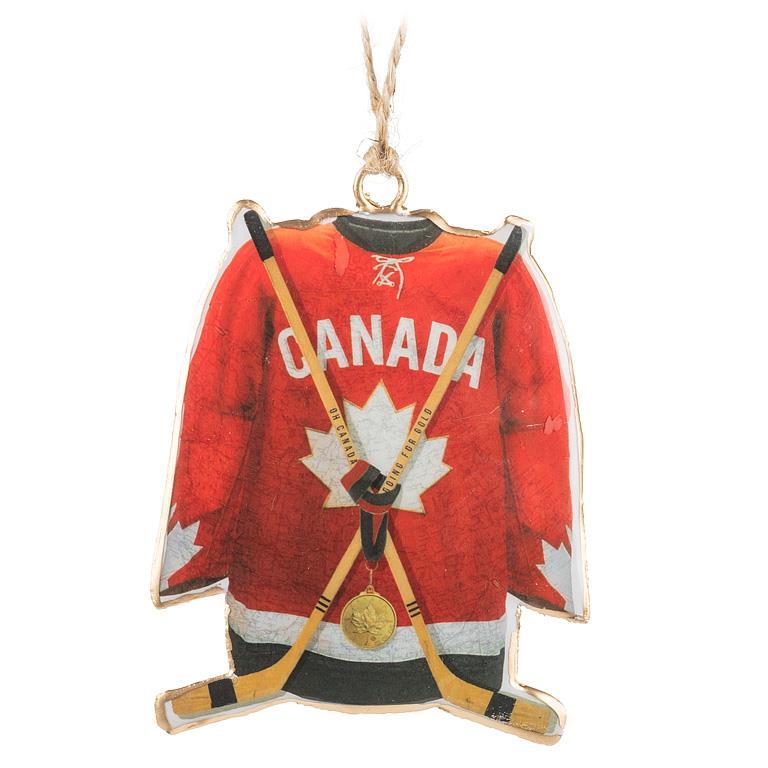 Hockey Metal Ornaments
