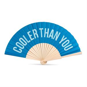 Wood &amp; Cotton Hand Fan