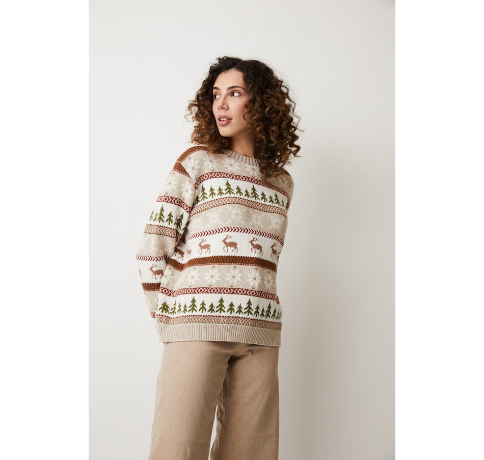 Eco Cotton Pine Forest Sweater