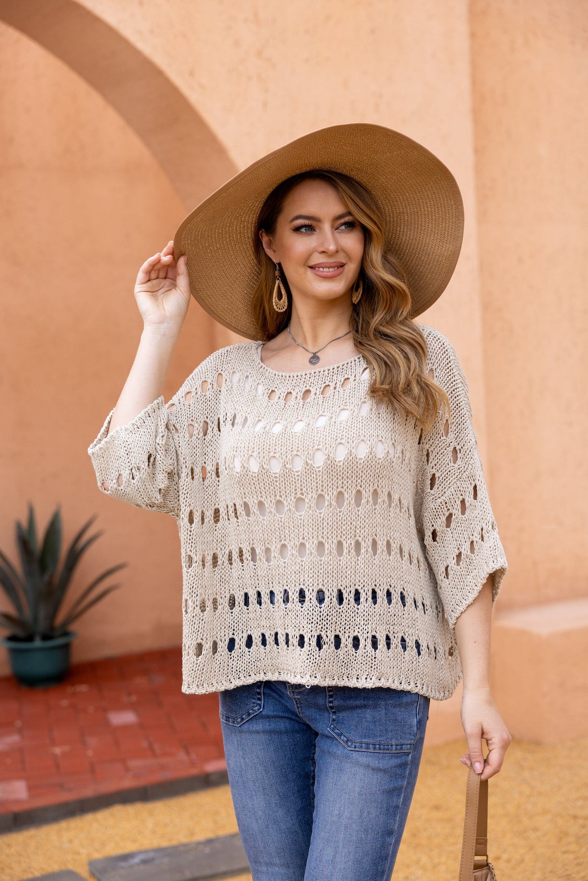Talula Oval Crochet Top
