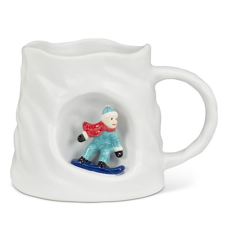 Hidden Treasures Alcove Mugs - Winter Mountain Look