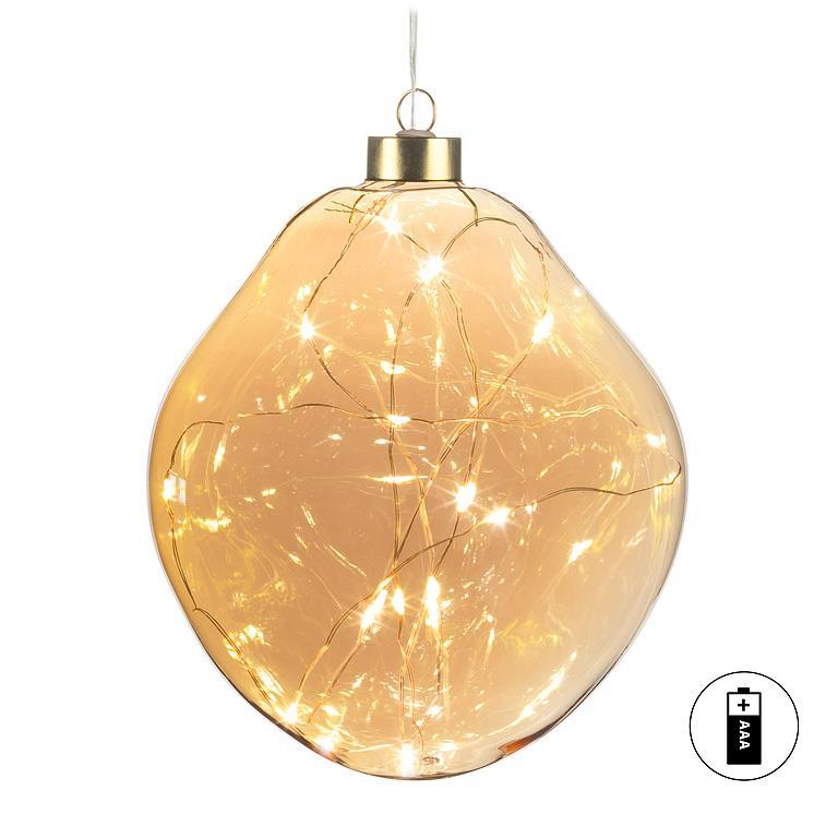 Organic Ball Ornament with LED