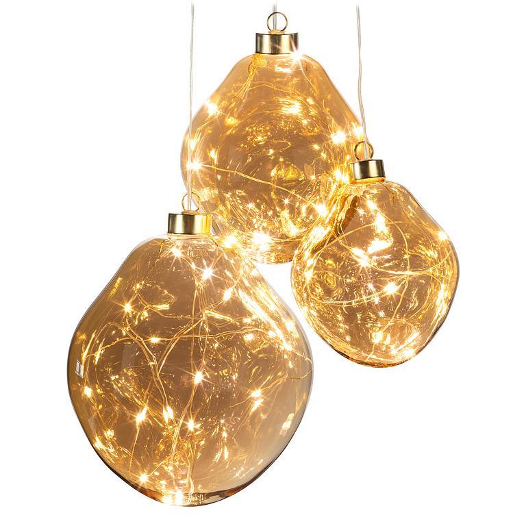 Organic Ball Ornament with LED