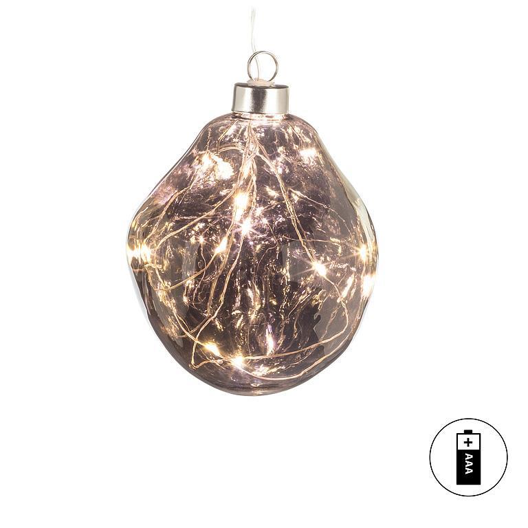 Organic Ball Ornament with LED
