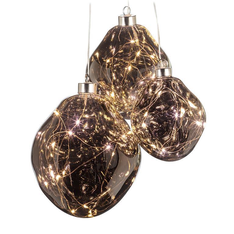 Organic Ball Ornament with LED