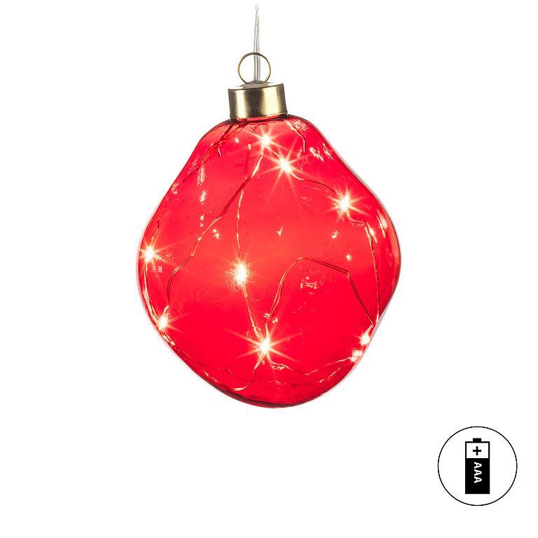 Organic Ball Ornament with LED