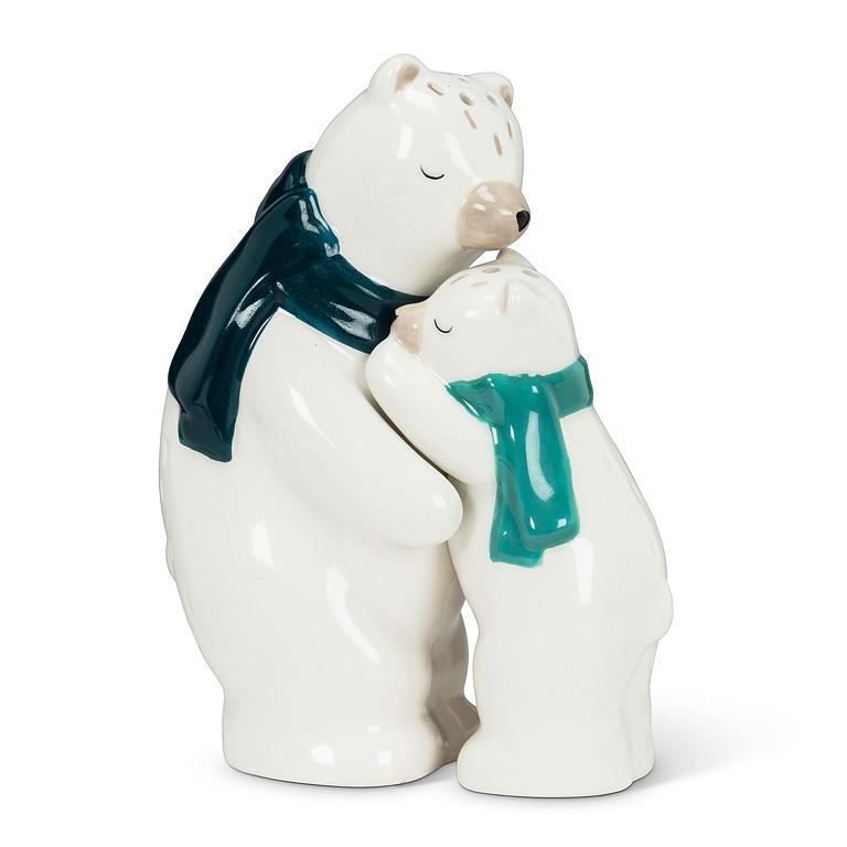 Hugging Polar Bears Salt And Pepper Shakers
