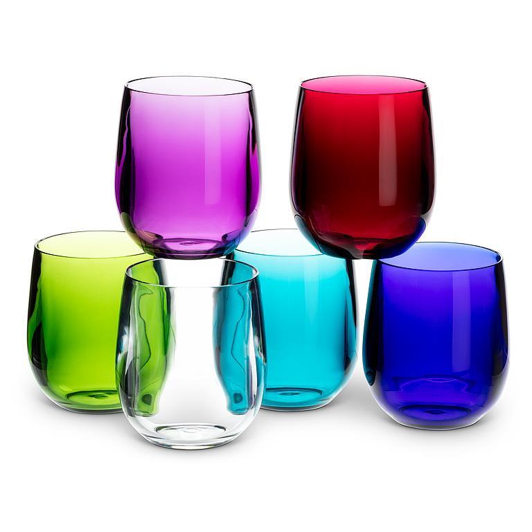 Coloured Weighted Acrylic Tumbler