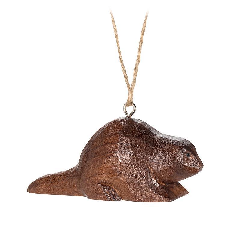 Wood Carved Animal Ornament