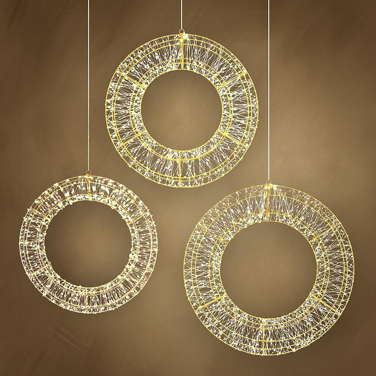 Lumos Micro LED Wreath