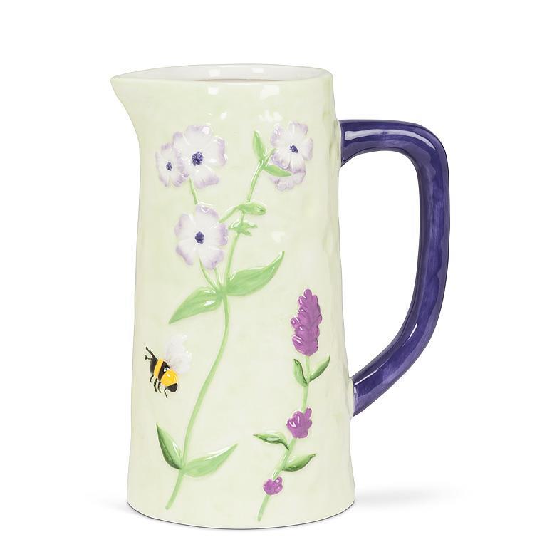 Floral Jug with Bee