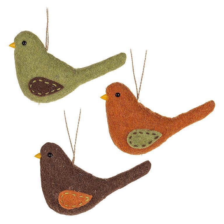 Fall Bird Ornament