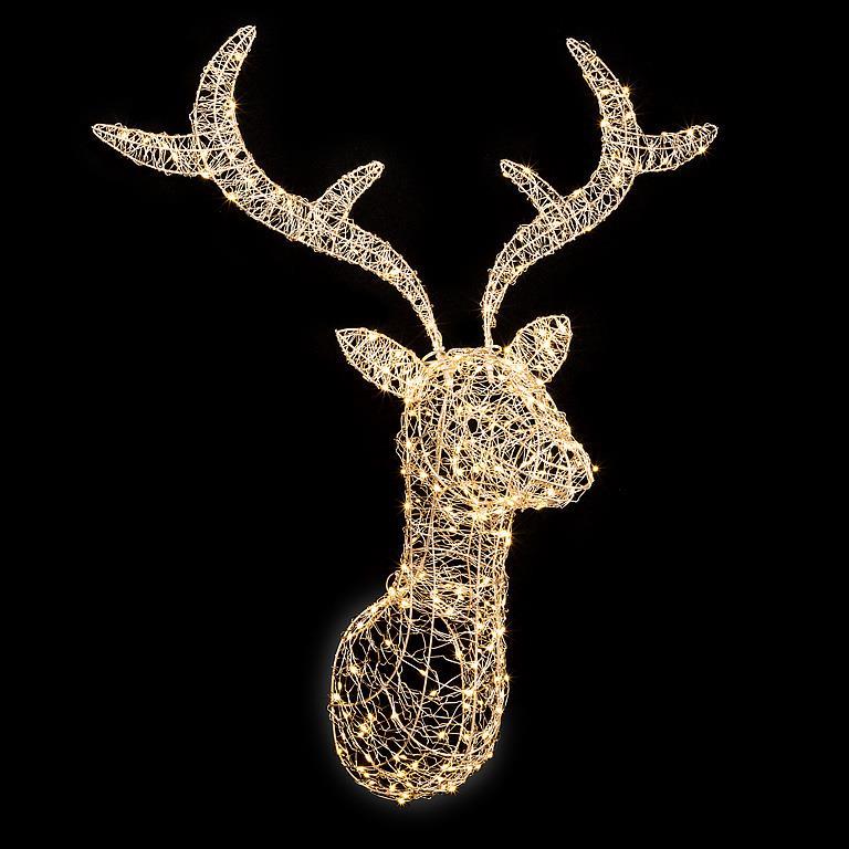 Stag Head with 250 Micro LED