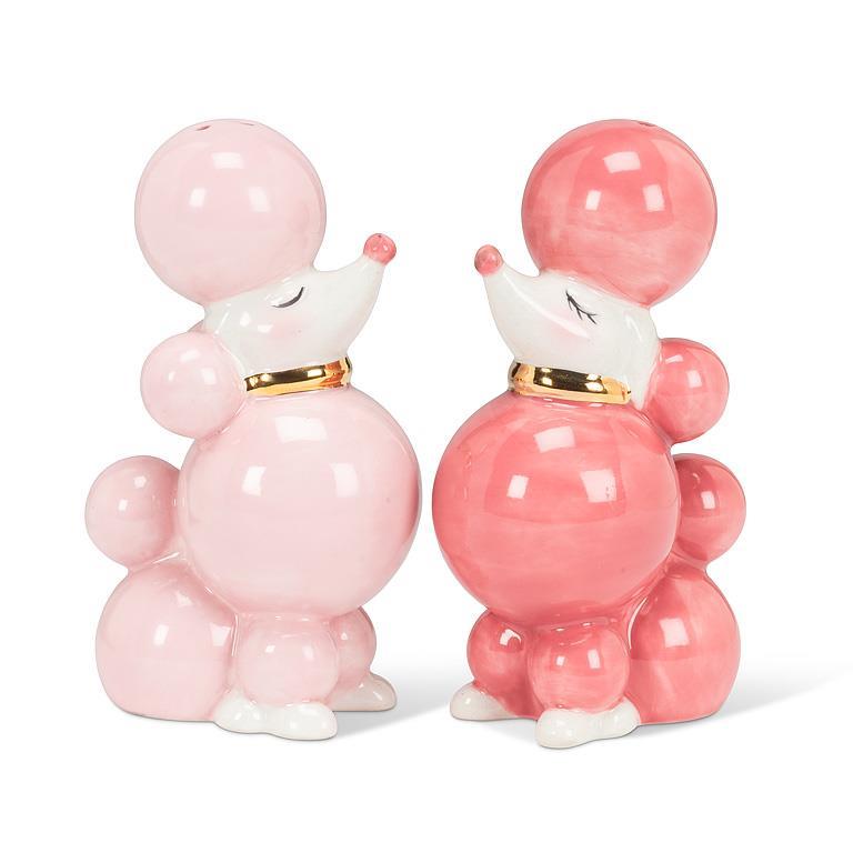 Pink Poodle Salt And Pepper