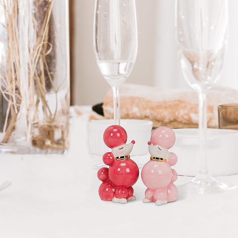 Pink Poodle Salt And Pepper