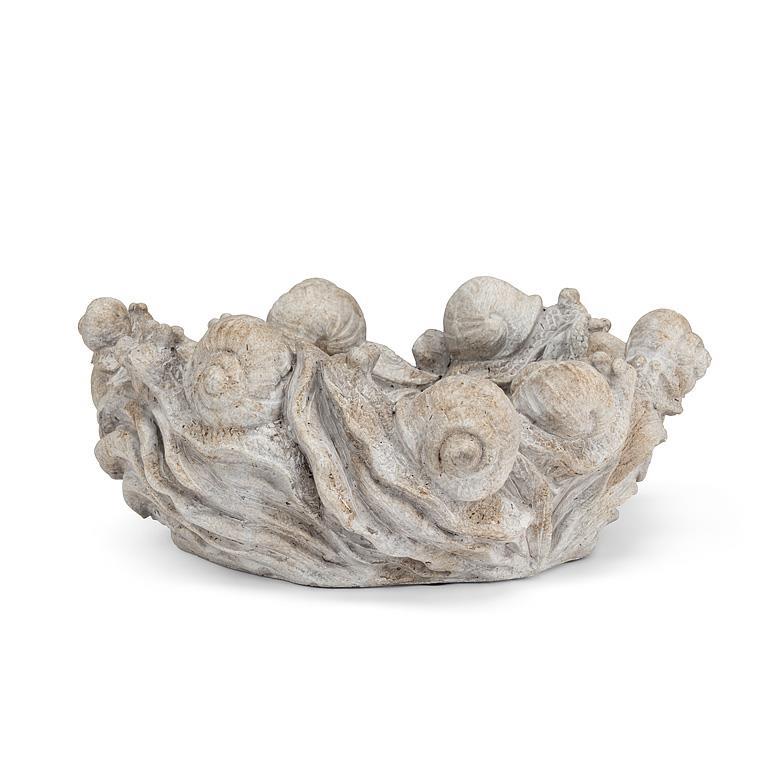 Shallow Garden Cement Bowl