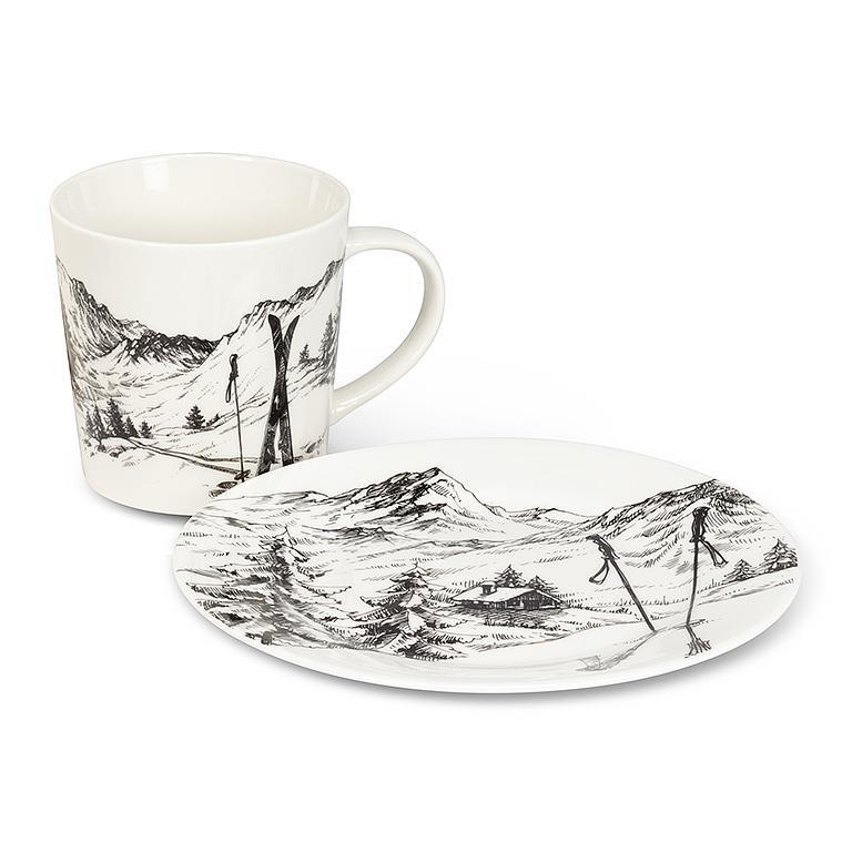 Whistler Ski Sketch Scenery