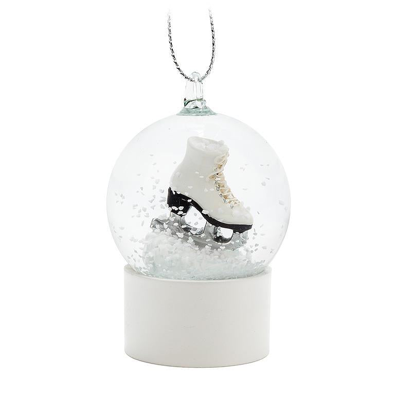 Figure Skate Snow globe Ornament