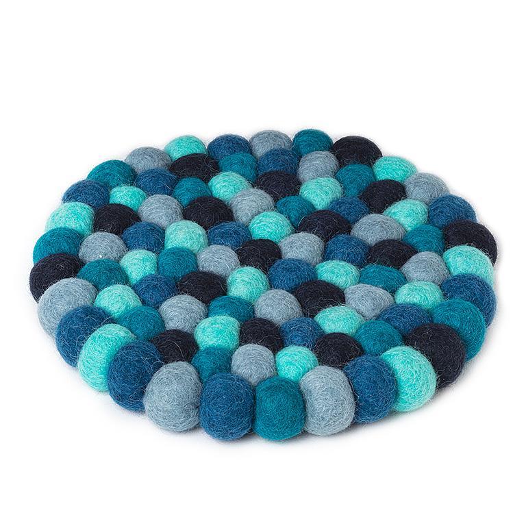Felt Ball Round Trivet