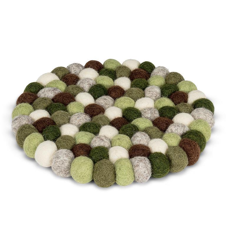 Felt Ball Round Trivet