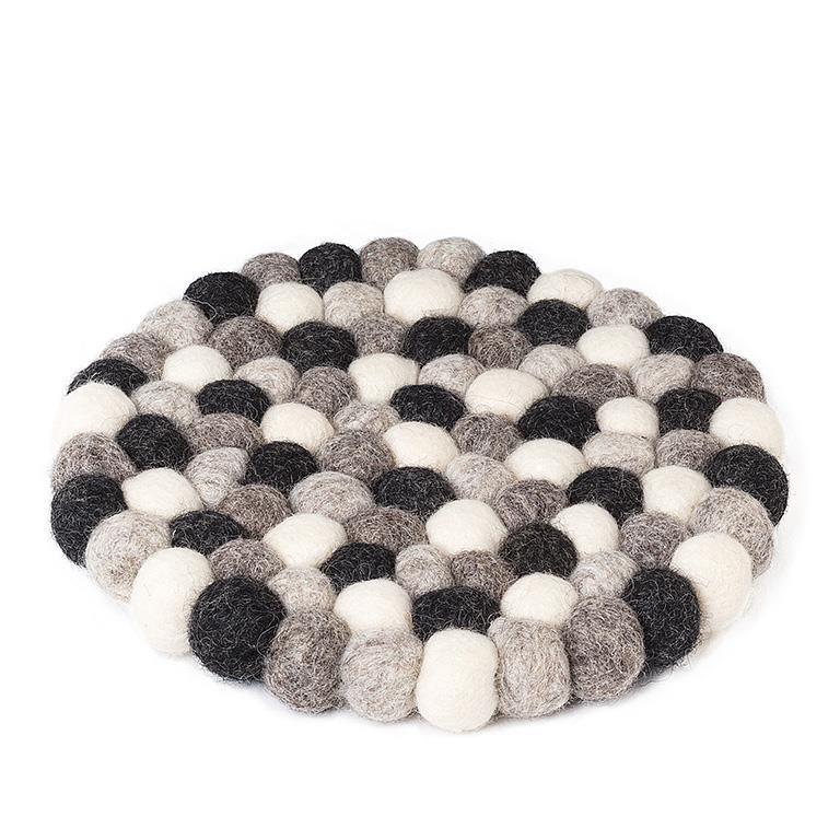 Felt Ball Round Trivet