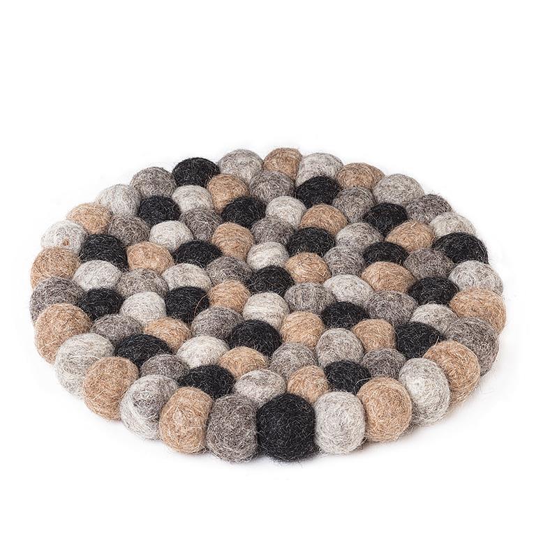 Felt Ball Round Trivet