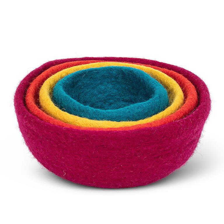 Felt Fair Trade Nesting Bowl Set