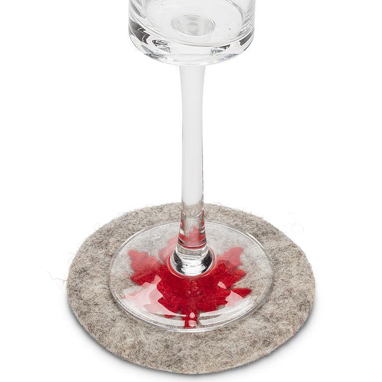Felted Maple Leaf Trivet/Coaster