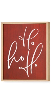 Ho Ho Ho Canvas Wall Art