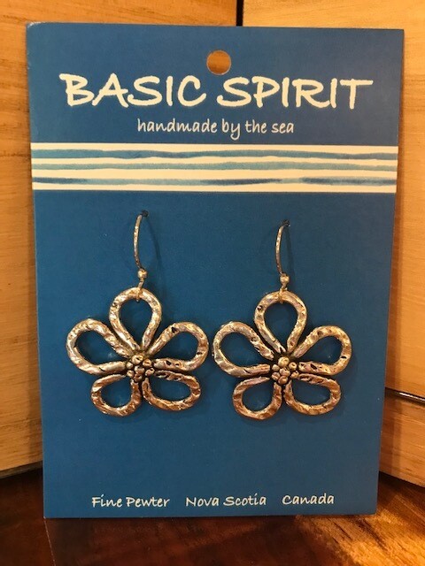 Basic Spirit Pewter Earrings