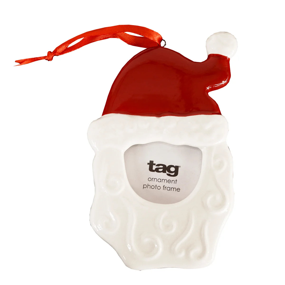 Tag Holiday Festive Ornament Photo Frame