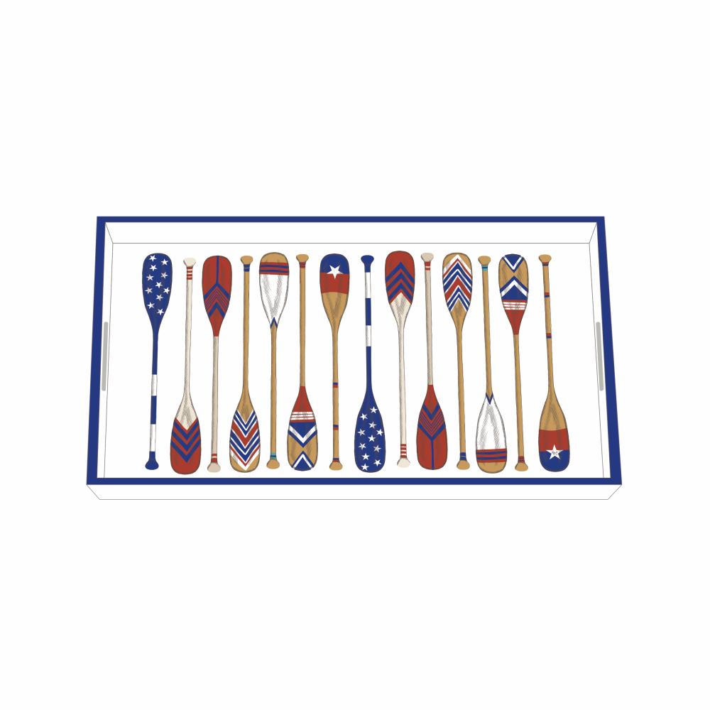 PPD Wood Lacquered Vanity Tray