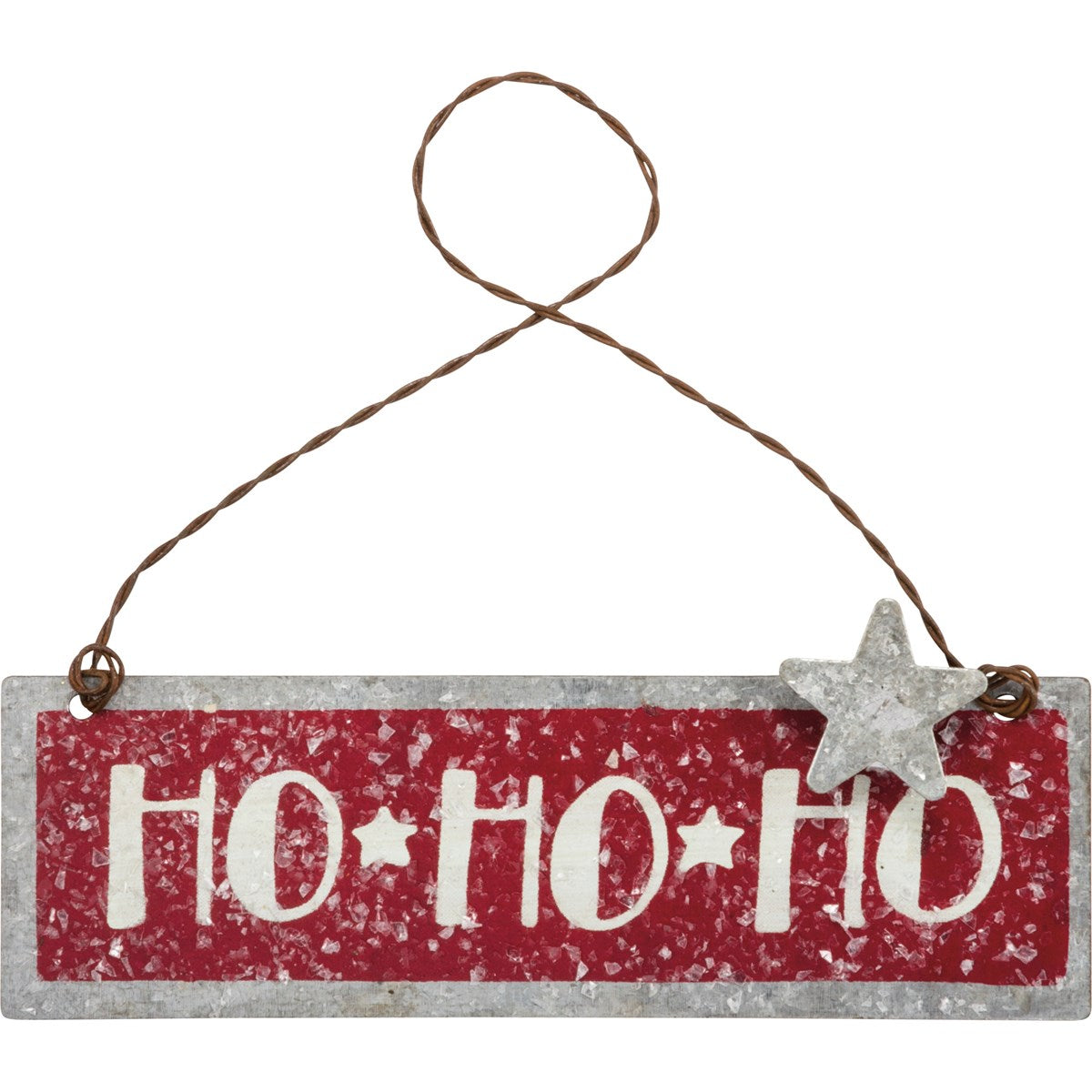 Ho Ho Ho Metal Ornament