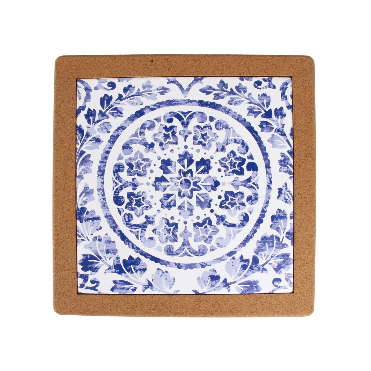 Ceramic &amp; Cork Printed Trivet