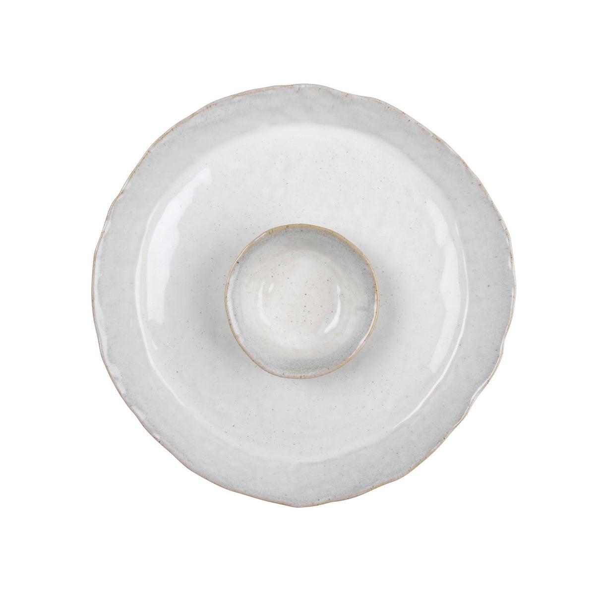 Palermo Dip Serving Platter White